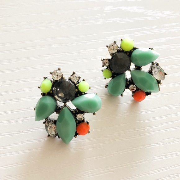 Neon Statement Earrings - Picture 4 of 5